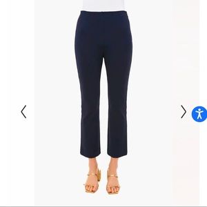 NWT Tuckernuck Ashford suede stretch cropped pant navy size small